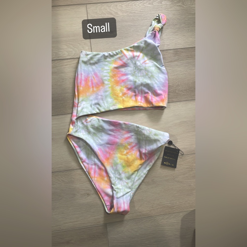The dye one piece cut out. BNWT.